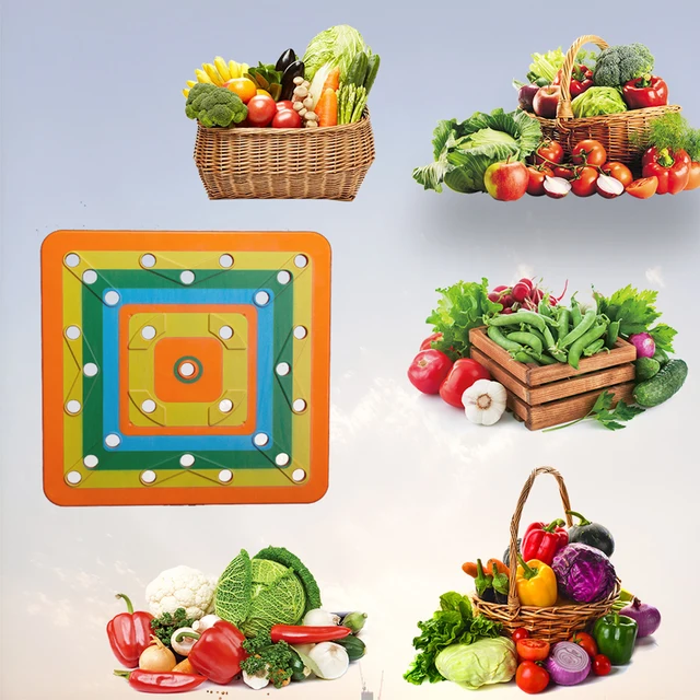 Színes Négyzetlábú Kertészeti Sablon Tartós Hosszú Távú Használatra Otthoni Kellékek - Image 2