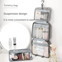 Travel Waterproof Folding Dry and Wet Separation Toiletry Bag Cosmetic Storage Bag Large Capacity Cosmetic Bag 2