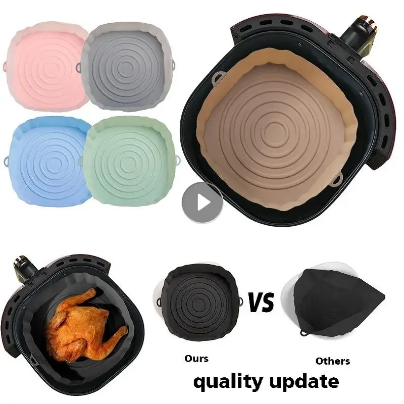 Air Fryer Accessories Air Fryer Pan Silicone Basket Tray Liner Mold