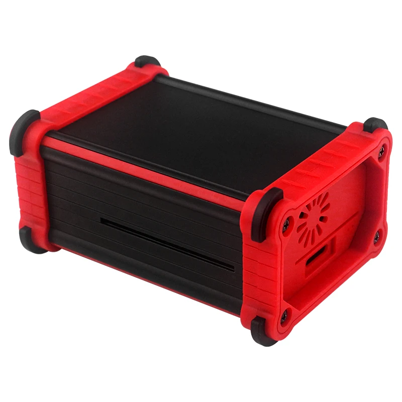 Framboesa pi Case de Alumínio Passiva & Ativo com Ventilador Refrigeração Dissipadores de Calor Ventilação Buraco Anti Queda Caixa de Metal Escudo para pi 4 - Imagem 4