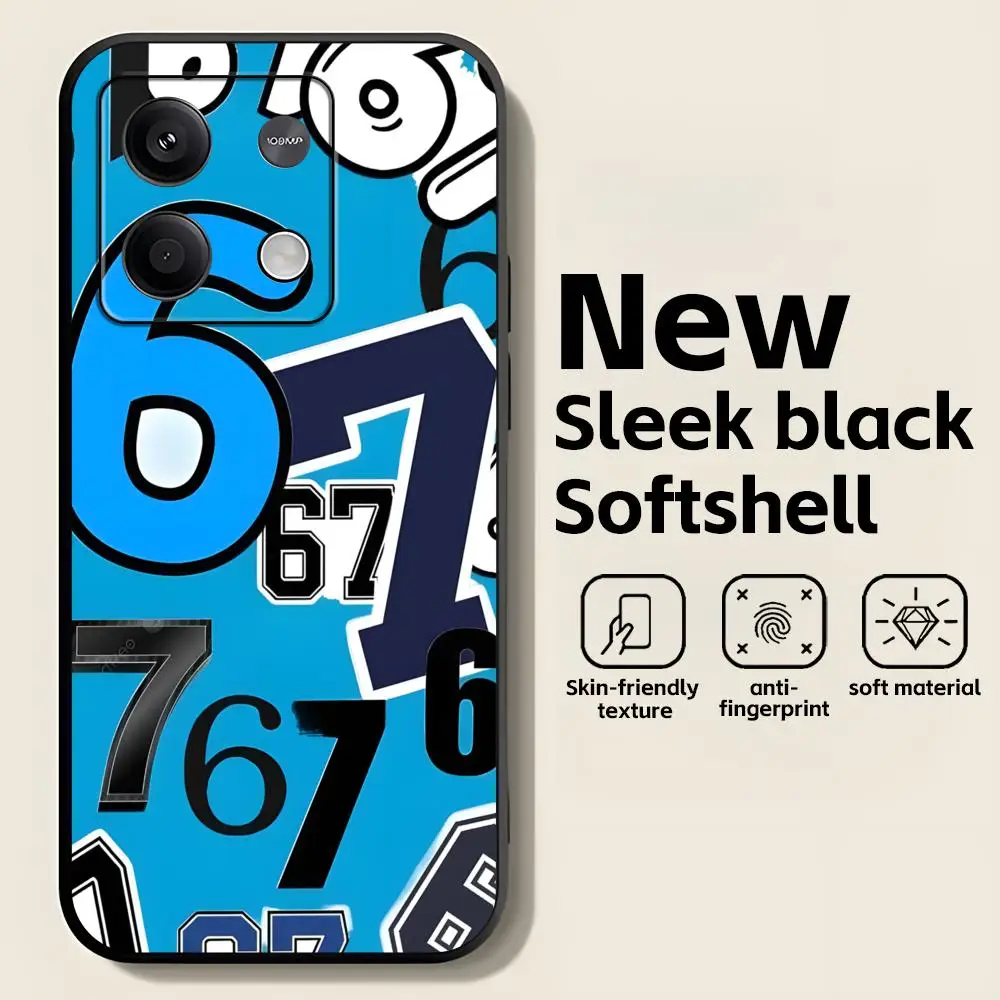 Sleek Black Soft Phone Case