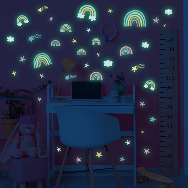 Pegatinas Luminosas De Animación Para Habitación De Niños