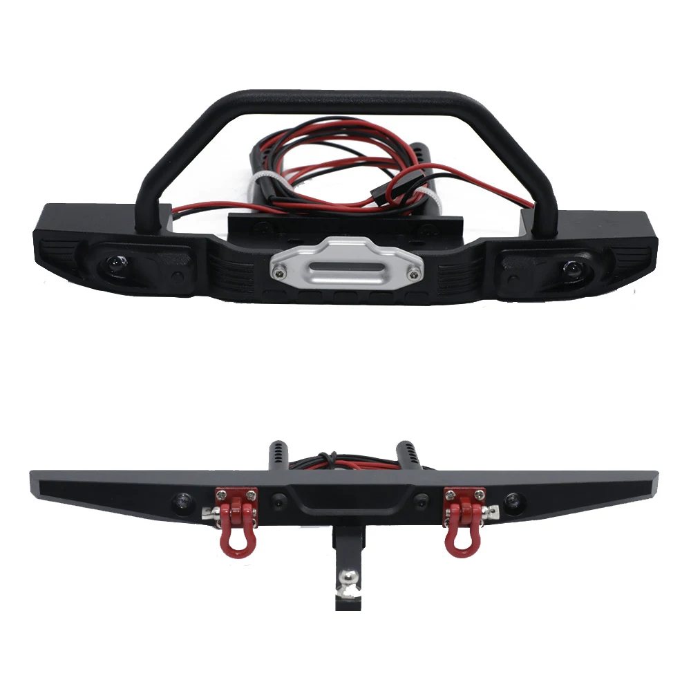 

Металлический передний и задний бампер стандартной яркости для 1/10 RC Crawler Axial SCX10 90046 90047 Traxxas TRX4