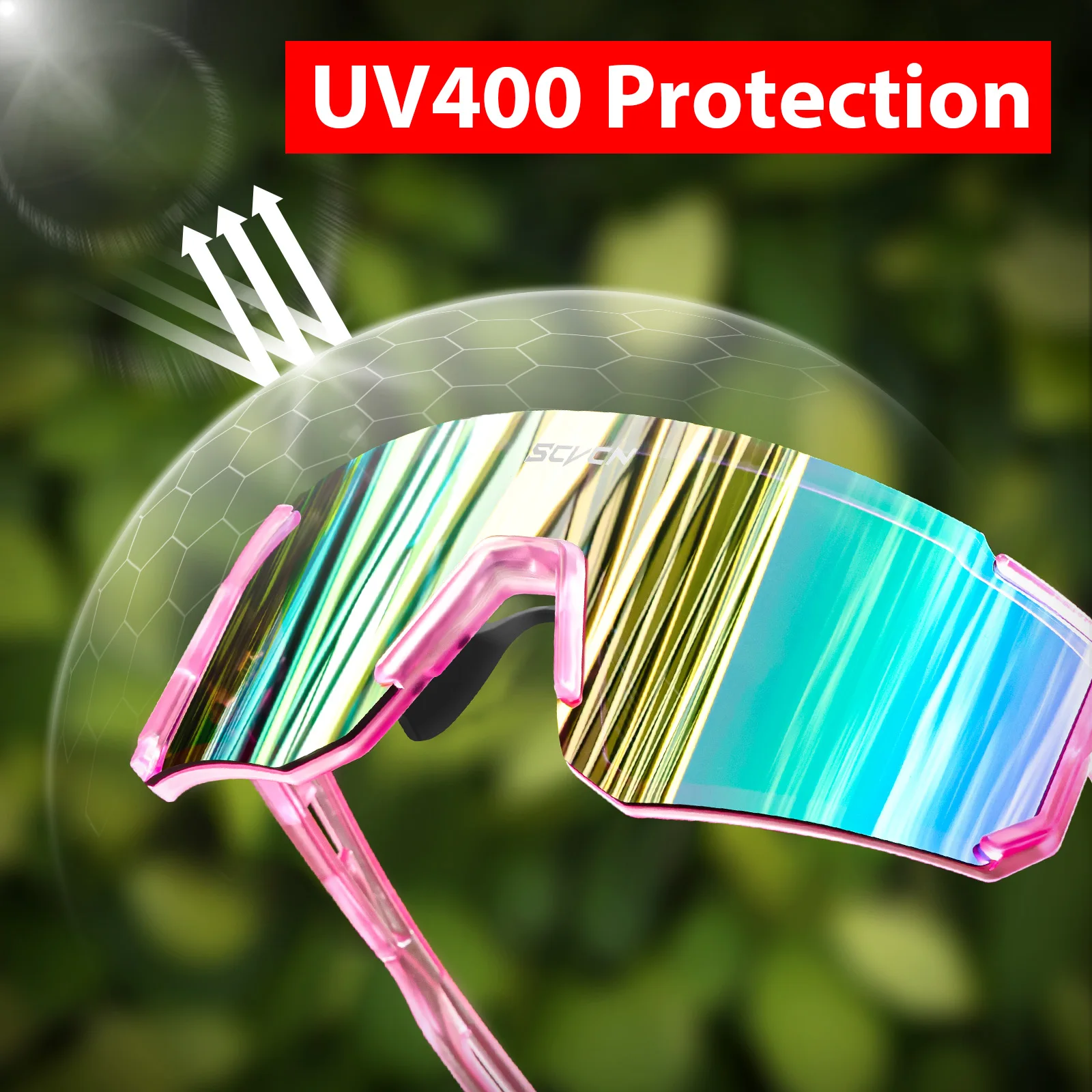 SCVCN Cycling Glasses – UV400 Outdoor Sports Sunglasses 4