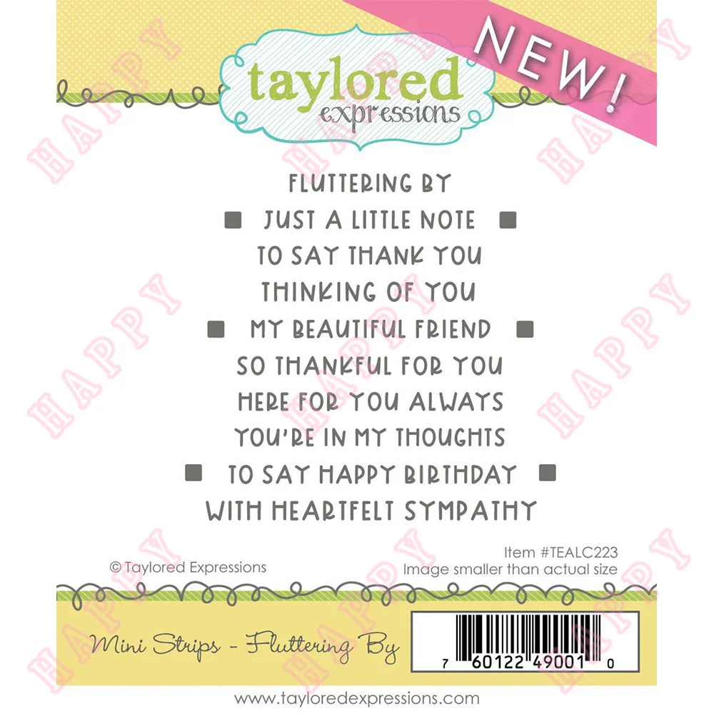 

Mini Strips Fluttering By Clear Stamps Template For Diy Diary Scrapbooking Album Decoration Embossing Craft Greeting Handmade