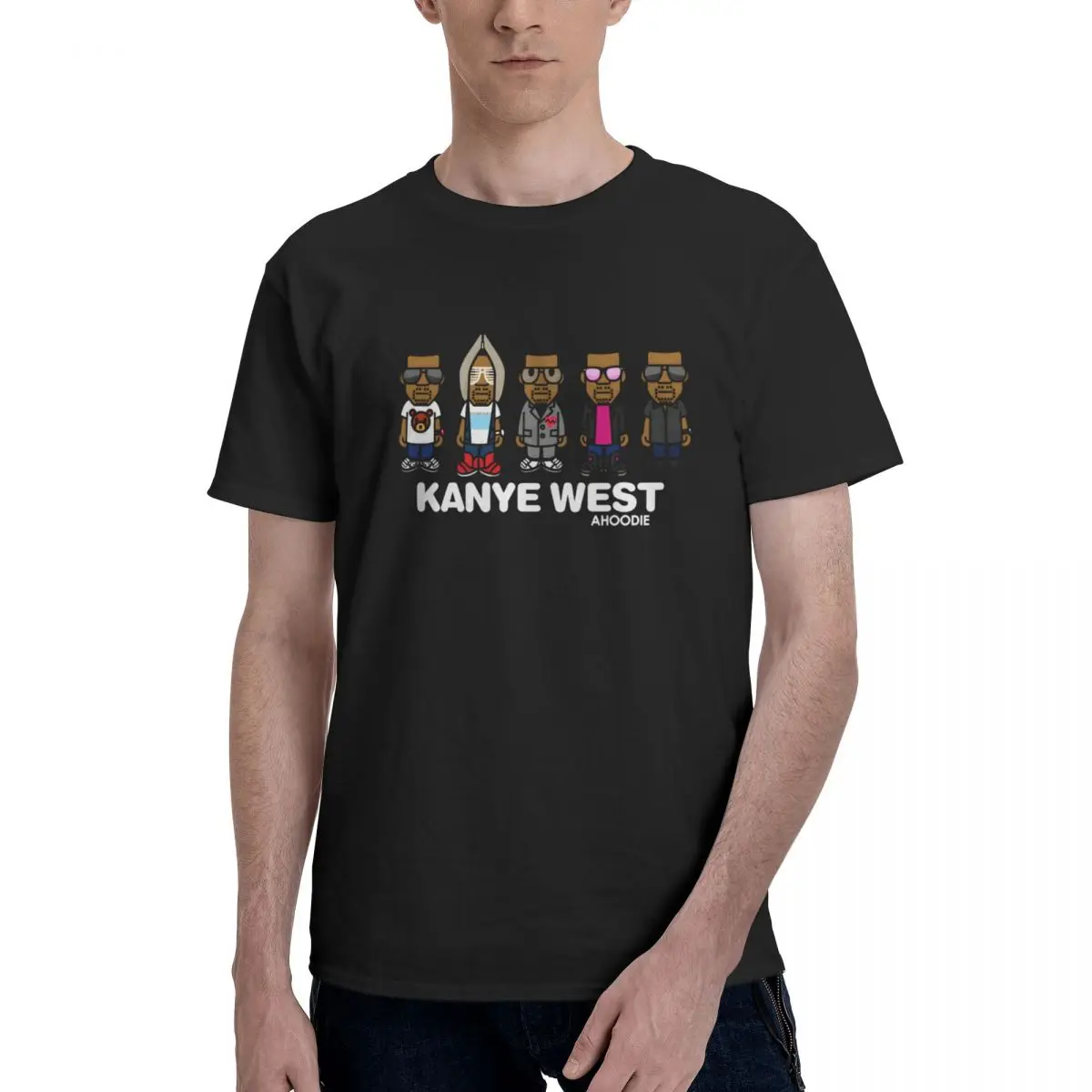 

Kanye West Tee Men's Basic Short Sleeve T-Shirt Funny Tops