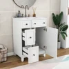 24-Inch Bathroom Vanity Cabinet with Ceramic Sink, 2 Drawers, 1 Door 5