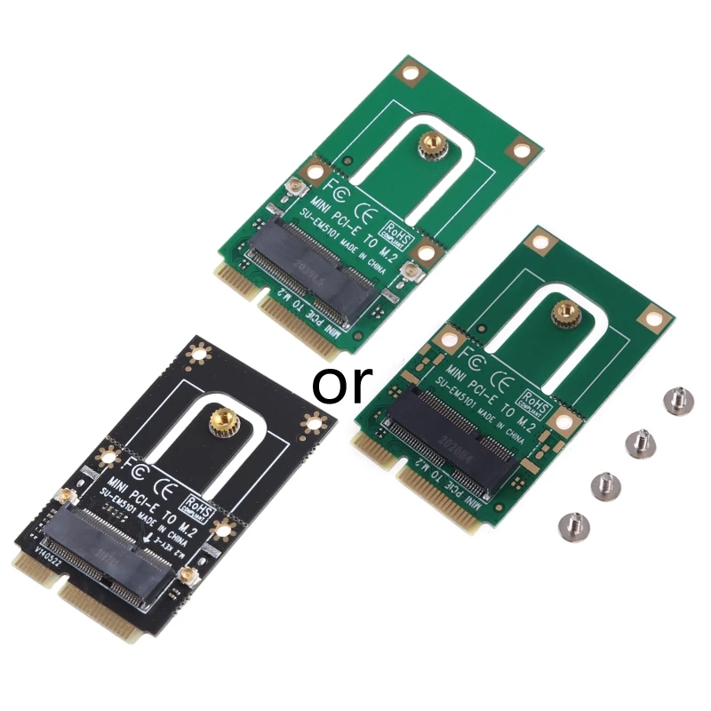Laptop PC Computer Mini PCI-E to M2 Adapter Converter Expansion Card Compatible-Bluetooth WiFi Module Easy to Use