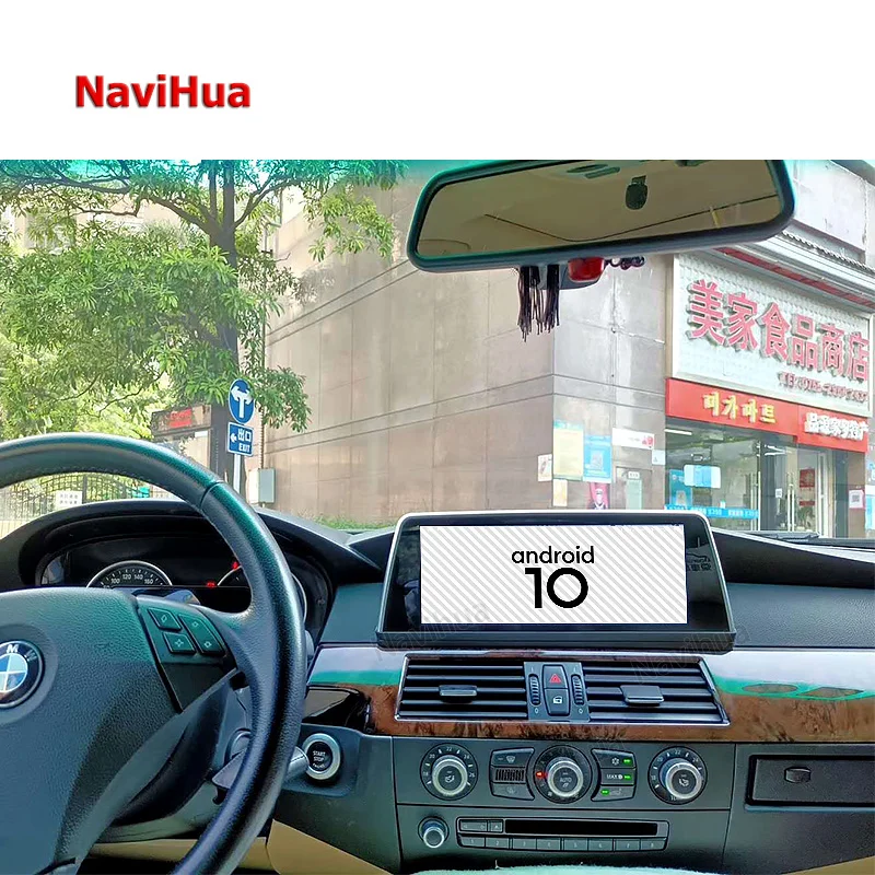 

Navihua Android 10 стерео навигация Авторадио DVD плеер для BMW 5 серии e60 3 серии E90 CCC CIC GPS навигация радио