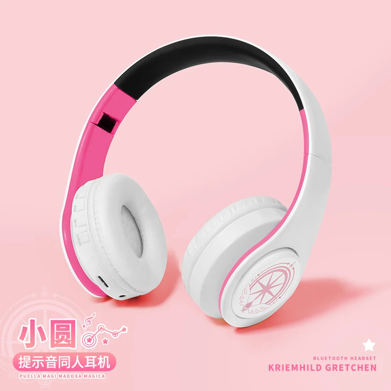 

Аниме Akemi Homura Kaname Madoka Косплей Модная Портативная Складная гарнитура беспроводные Bluetooth наушники студенческие подарки на день рождения