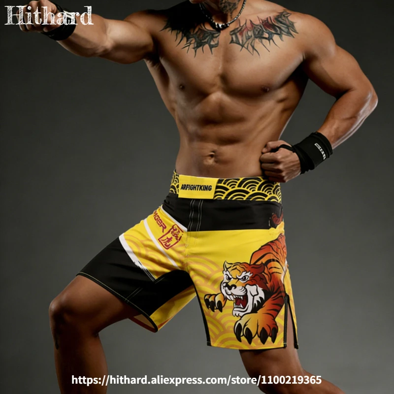 Tiger MMA Fight Shorts Men Boxing Shorts Grapplin..