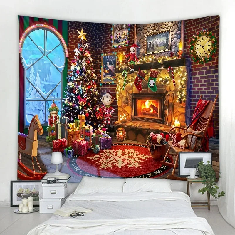 寝室とリビングルームの壁掛けタペストリー、装飾的なお祝いの雰囲気