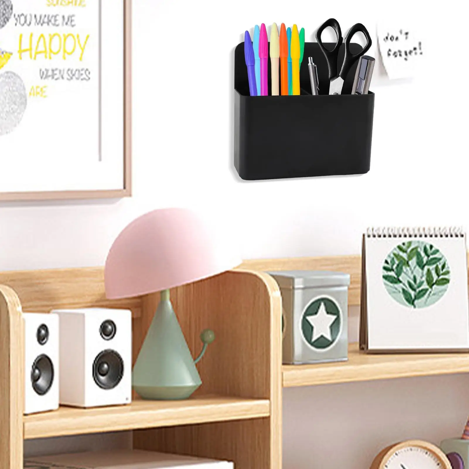 Magnetischer Stifthalter, magnetischer Tassenschrank, Organizer, Kühlschrank-Stifthalter mit starken Magneten, trocken abwischbarer Marker, Aufbewahrungshalter – Detail 8