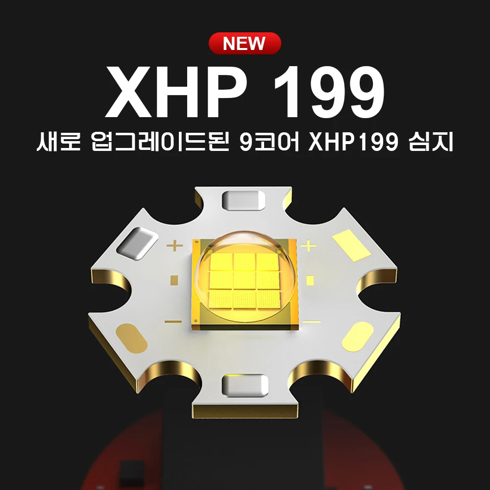   XHP199  Led  XHP120    18650 Usb ķ    