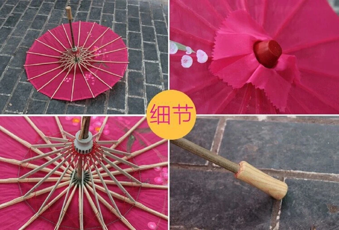 30 pcs Chinese Traditional Umbrella Women Craft Parasol Dance Performance Classical Ceiling Decor Photography Props