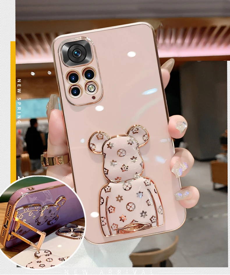 Für Xiaomi Redmi Hinweis 11 10 9 Pro Plus Max 9S 10S 11 S 10 9 11 S 9Pro 10Pro 11Pro Globale Fall Luxus Überzug Halter Telefon Abdeckung_voghion.com