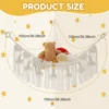 Stuffy Hammock Cotton Rope Stuffed Animal Toy Hammock Plush Toy Net Space Saving Toy Hammock Corner Hanging Stuff Toy Organizer 2