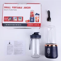 Mixeur Électrique Portable 6 Lames, Rechargeable USB avec 2 Tasses, Idéal pour Jus Frais et Smoothies, Parfait pour Usage Personnel et Voyage 2