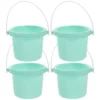4 Pcs Plastic Barrel Children Sand Bucket Buckets Beach Kid Childrens Toys for Mini Magnetic Kids 6
