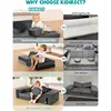 Modular Children's Play Sofa, Boys and Girls Convertible Foam Sofa, Multi-Purpose Foam Castle Building Set (Space Gray) 3