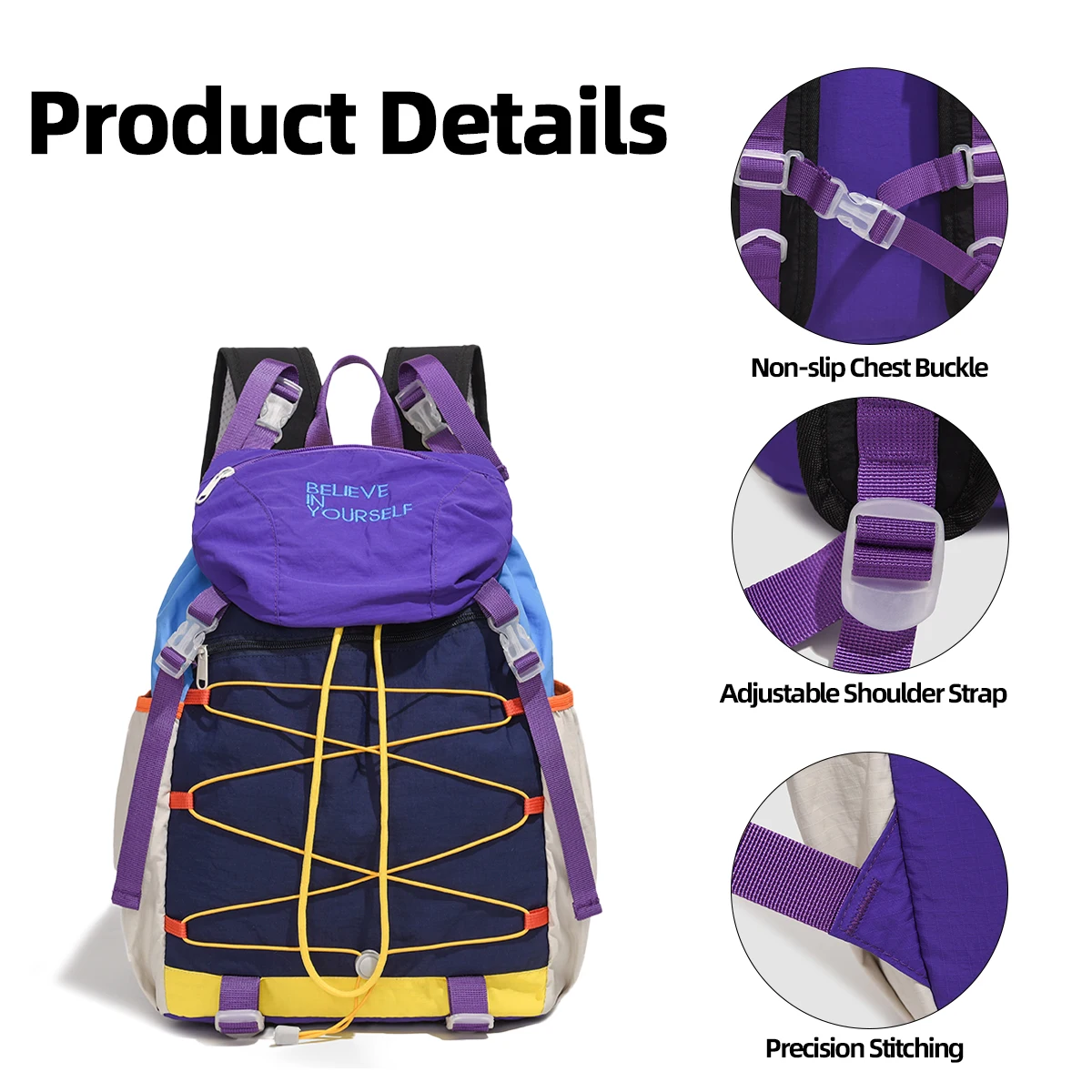 Backpack for Women, Lightweight Travel, New Style, Commuter Student School Bag, Large Capacity Travel Backpack, Drawstring Shoulder Bag, Crossbody Bag, Outdoor Sports, Hiking