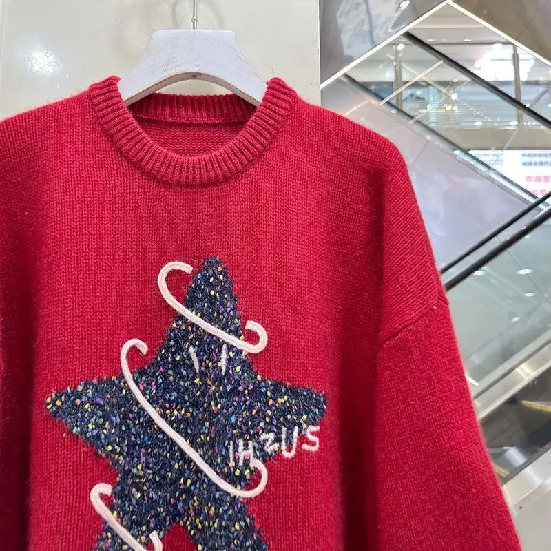 Рисунок 3 - Вязаный свитер с круглым вырезом