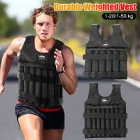 20/50kg Weight Training Suit Empty Bag Fitness Running Vest Adjustable Weight Jacket Workout Equipment for Workout Jogging Gym