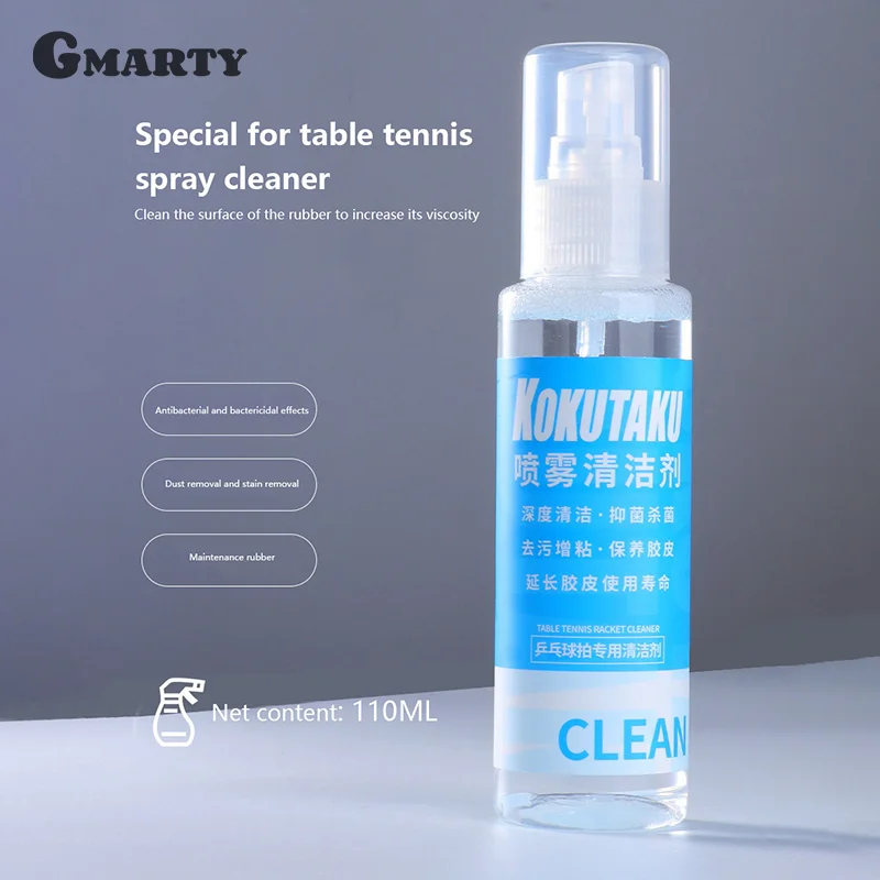 

Средство для очистки ракетки, ракетки для настольного тенниса, ракетки для настольного тенниса, защита от обслуживания, 110 мл, флакон с распылителем