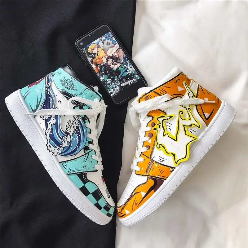 

Mens Walking Shoes High-top Casual Skateborading Shoes Luxury Designer Sneakers Male Trainers Free Shipping Skate Shoes for Men
