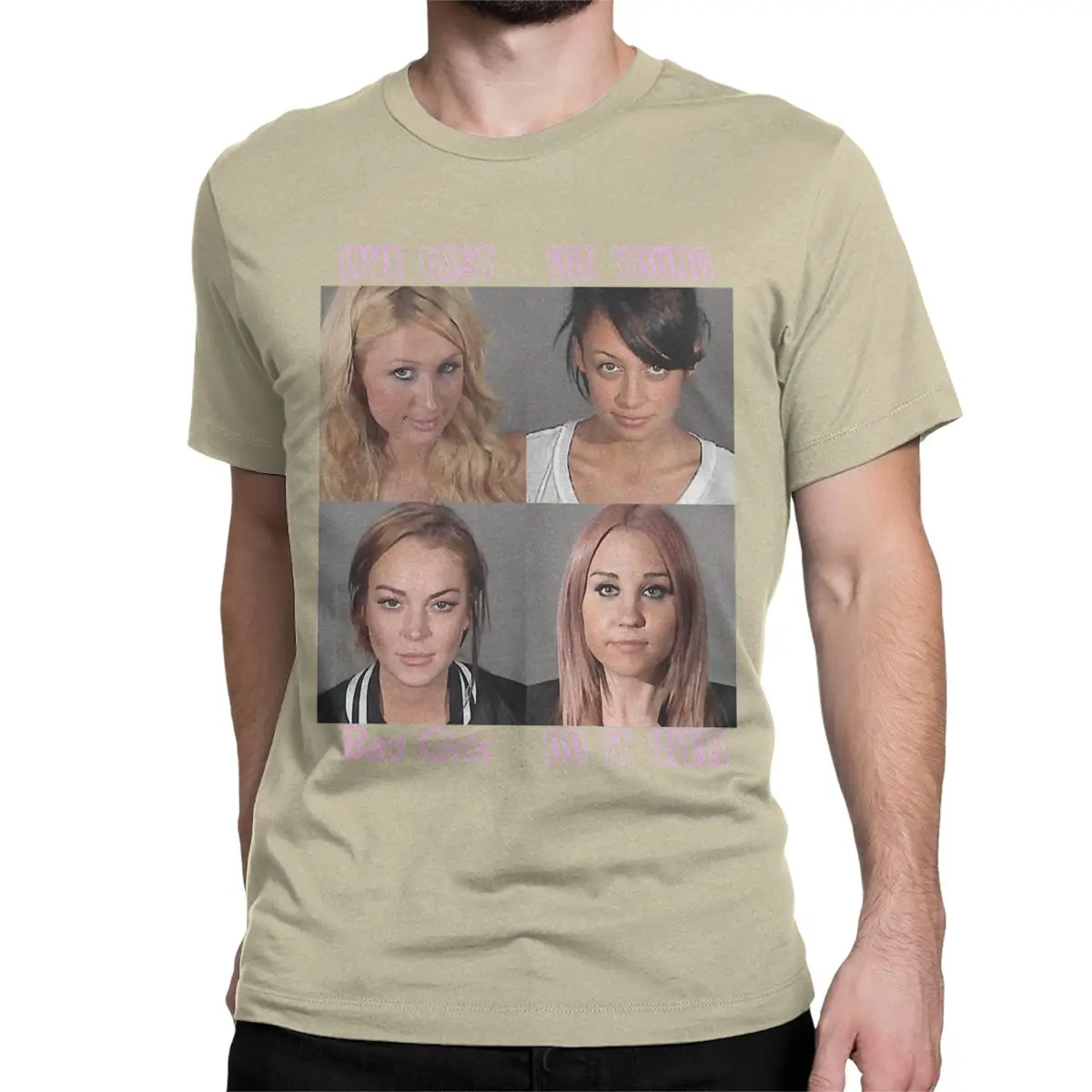 thumbnail image 1 of Camiseta divertida de algodón para hombre con texto "Proud Live Fast Die Young", camisetas de manga corta con estampado de "Bad Girl Do It Well", 1 of 7