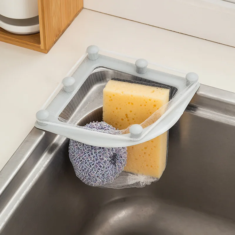 Kitchen Sink Filter Rack Suction Cup Disposable Leftover Leftovers Filter  Pocket Kitchen Garbage Drain Rack Sink Strainer - AliExpress