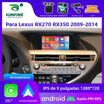 Radio Android para Auto Lexus RX270 2009-2014, Estéreo 2Din Octa Core, Reproductor con Navegación GPS, Pantalla IPS, Carplay, Android Auto 1
