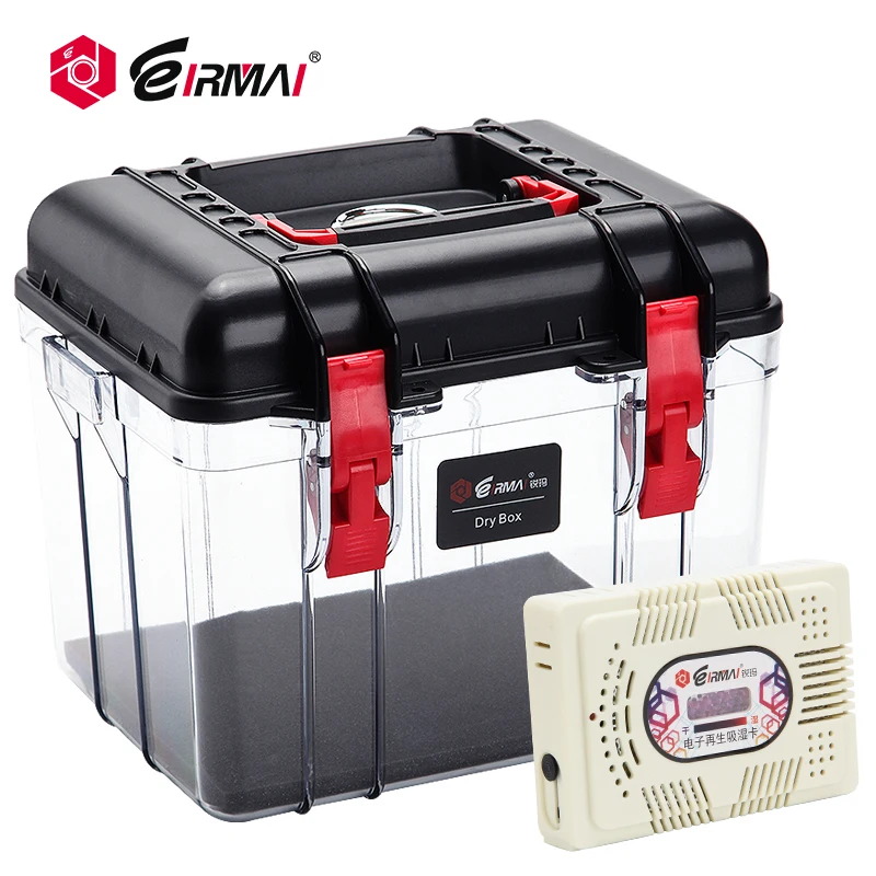 EIRMAI Silicone Fully Sealed Lid vidicon DV/camera/ camera lens shaped dry box moisture-proof box dampproof moistureproof bag