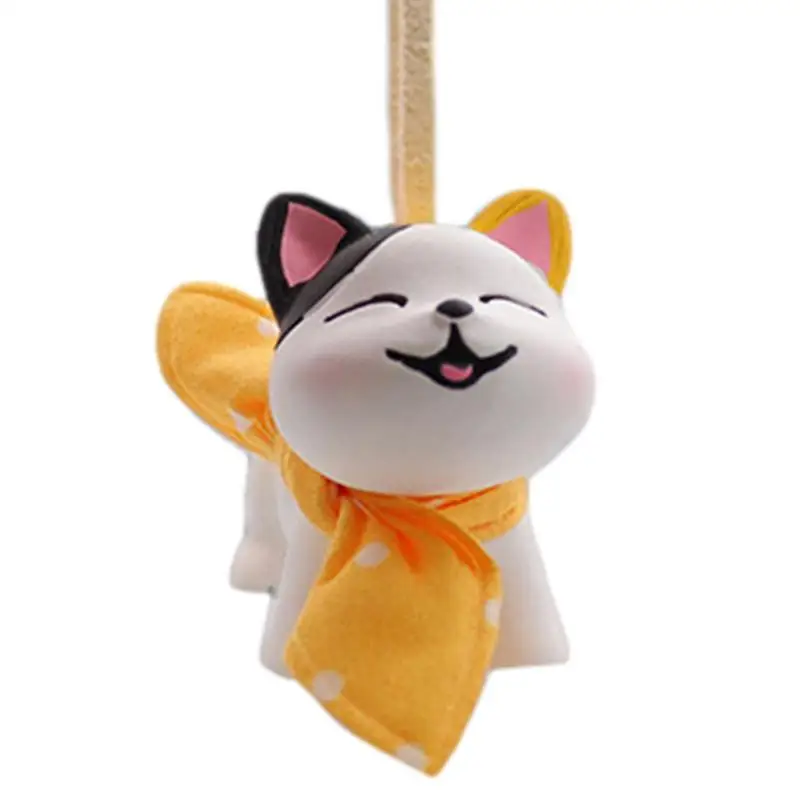 

Автомобильное зеркало заднего вида, подвесное украшение, многофункциональный легкий милый лук, легкий в установке, украшение, автомобильные аксессуары