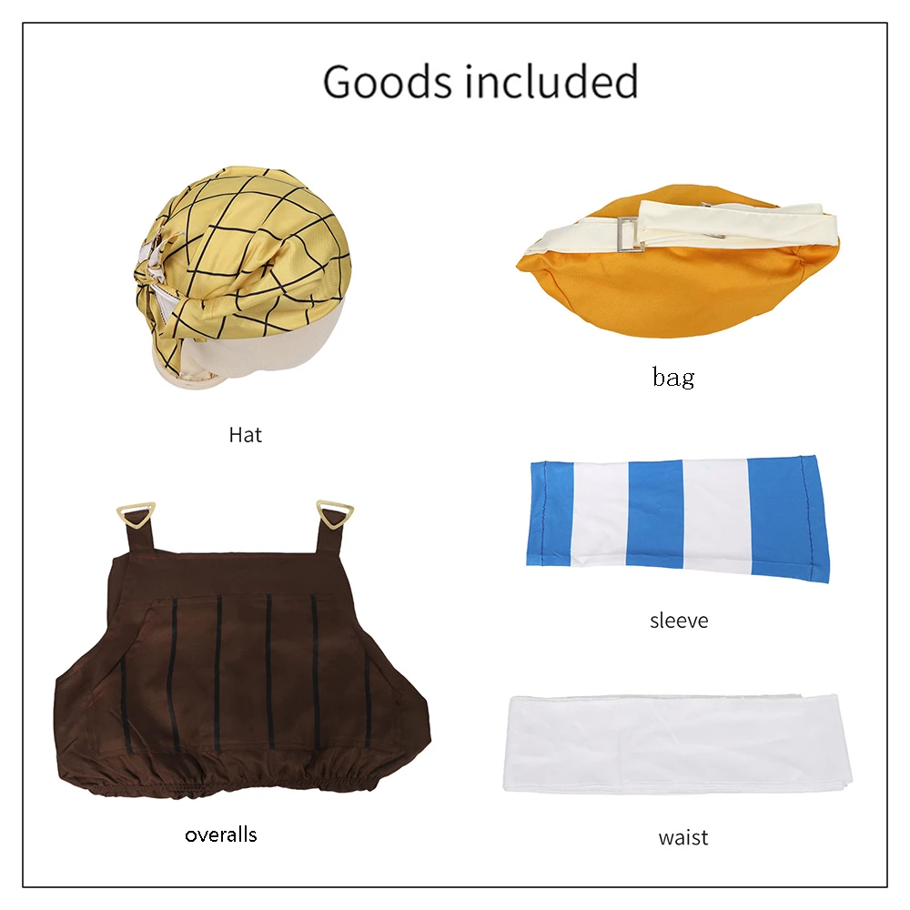 One Piece-Inspired Usopp Cosplay Costume for Men and Women