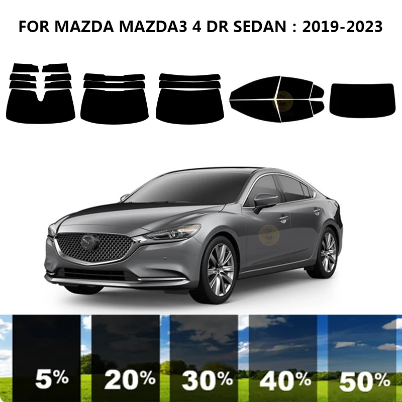 

Precut nanoceramics car UV Window Tint Kit Automotive Window Film For MAZDA MAZDA3 4 DR SEDAN 2019-2023