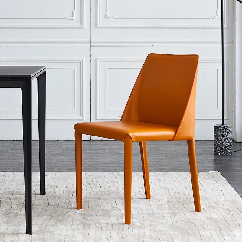 

Design Living Room Dining Chairs Luxury Reception Relaxing Modern Dining Chair Minimalist Creative Sillas Household Items WZ50DC