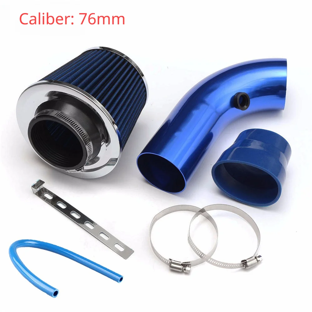 BODYA Filtros de admisión de aire de 25 mm, kit de tubo de admisión silenciador compatible con calentador de estacionamiento diésel Webasto Eberspacher, color negro