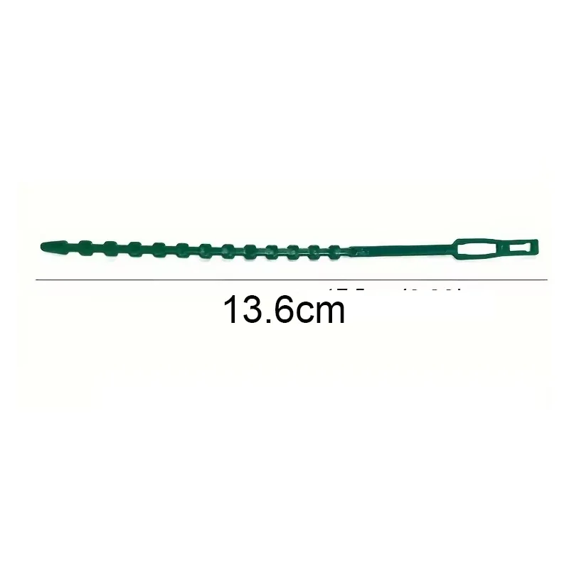 Plastic Plant Cable Ties 50pcs Adjustable Reusable For Garden Tree Climbing Support Plant Vine Tomato Stem Clip