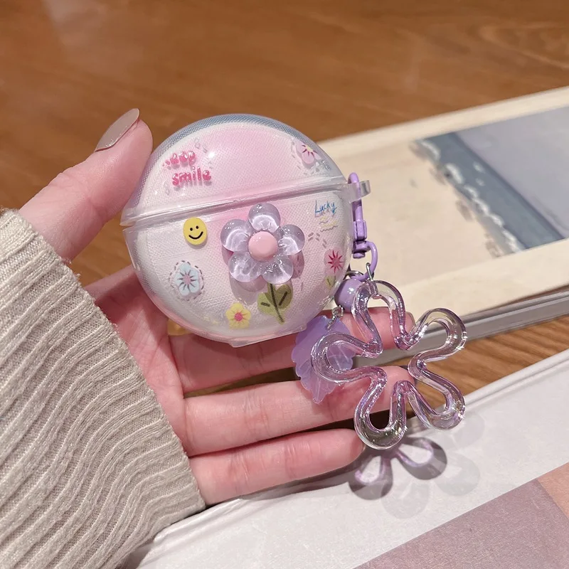 Star Butterfly 3D Cartoon Soft Earphone Case with Keychain