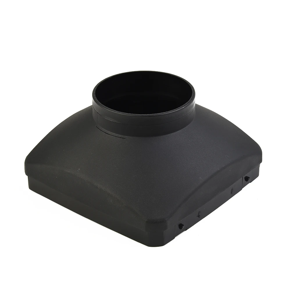 High Temperature Resistance, Durable 75mm Black Single Hole Outlet Cover for Air Diesel Parking Heater Trucks, Easy to Install