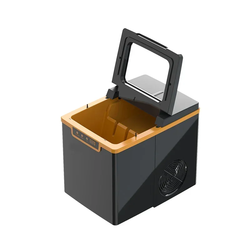 ICE2030 15kg -20kg/24H Portable Ice Maker English Panel Commercial Milk Tea Shop Ice Cube Make Small Automatic Making