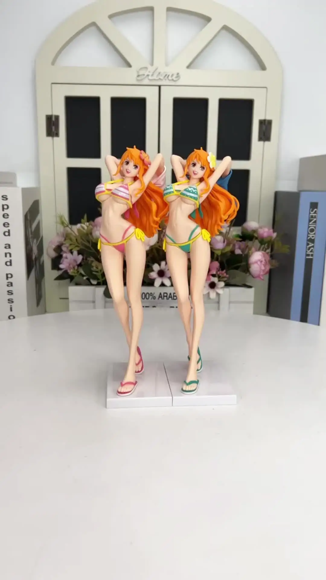 21cm One Piece Nami Sexy Swimwear Action Figures Anime Figurine Statue  Collectible Model Toy Christmas Decoration Ornament Gifts