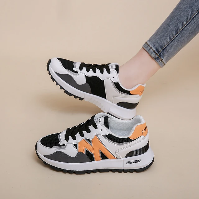 Women 2022 Spring New Breathable Sports Shoes Women Thick Soles Increase Casual Shoes Zapatillas Mujer - AliExpress