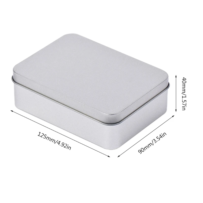 Metal Gaming Card Box Playing Card Container Storage Case Packing Box Playing Cards Empty Candy Storage Case playing cards card storage box