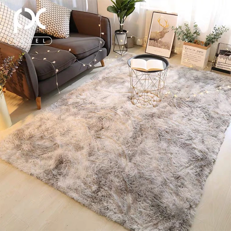 Plush Large Carpet Living Room Decoration Fluffy Rugs Thick Bedroom ...
