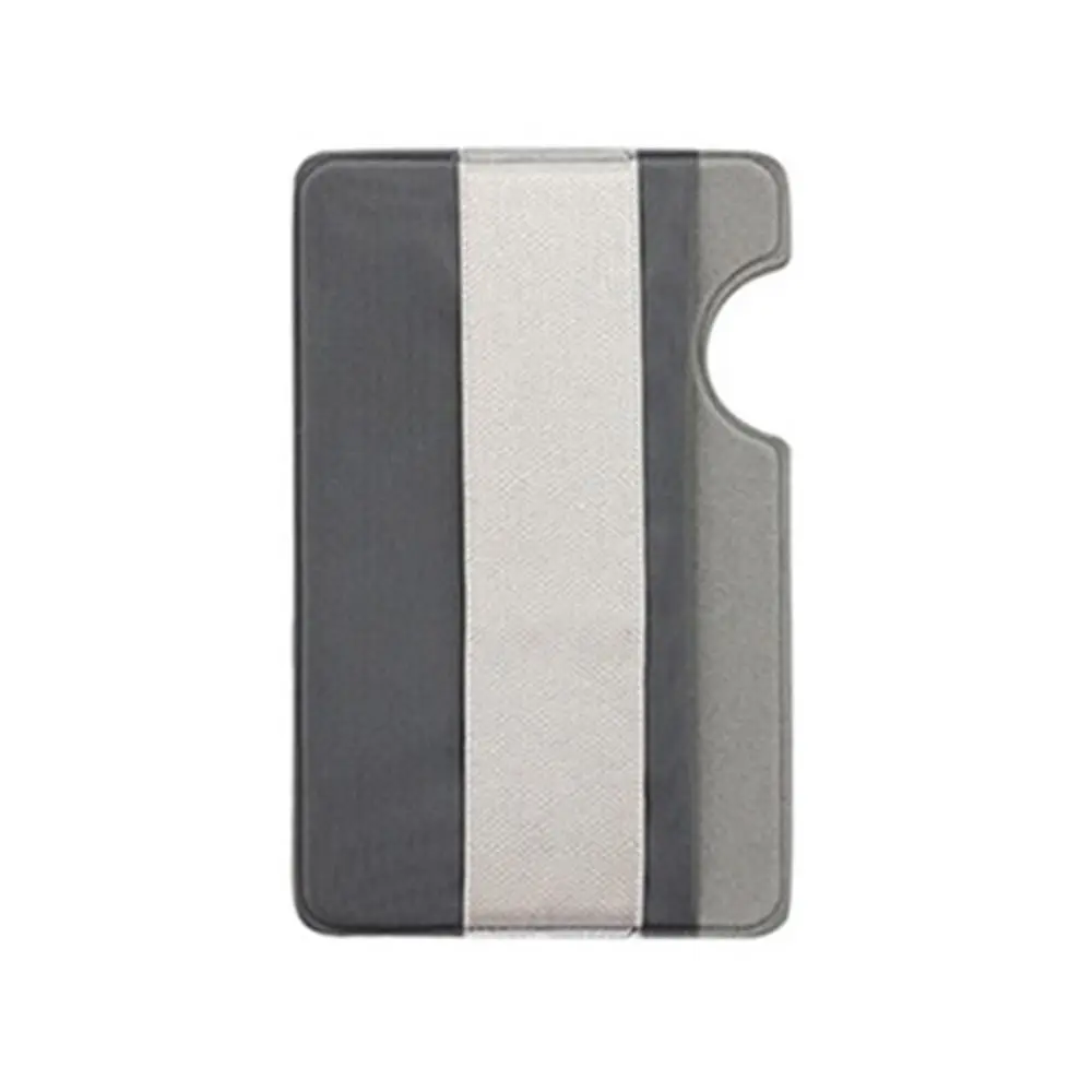4 porta carte di credito, in silicone, autoadesivo, compatibile con la maggior parte dei telefoni cellulari, bianco, Taglia unica, Classico