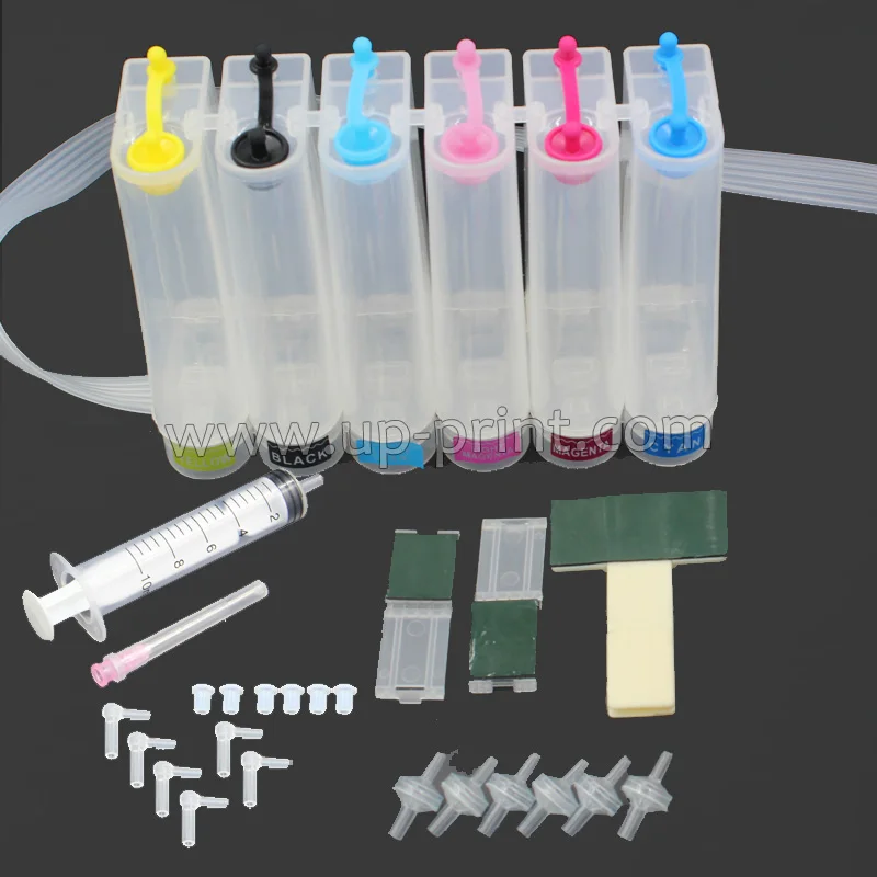 universal 6 colors CISS kit with accessories ink tank ink system used for epson hp canon printer