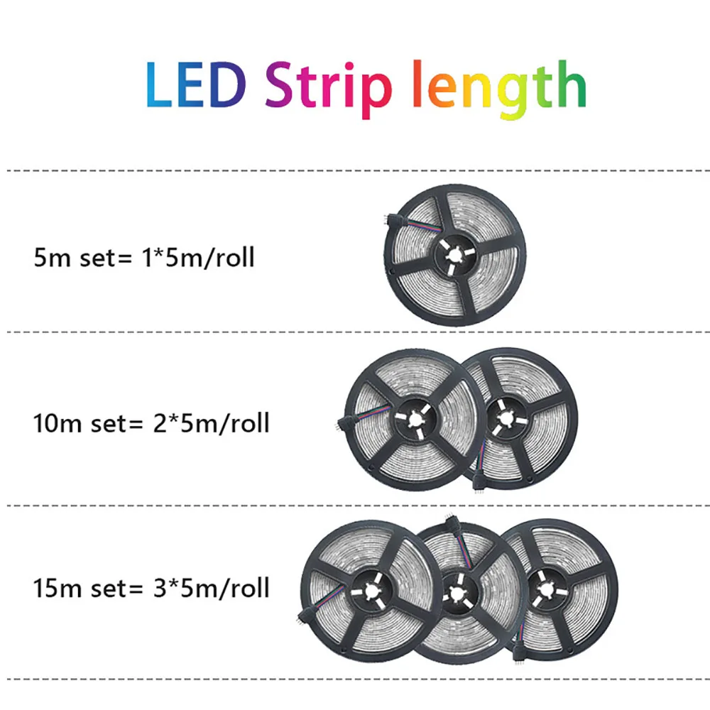 cheap led strip lights Tv Backlight Usb Led Strip Decoration Bedroom RGB 5V Bluetooth Diode Tape Curtain Lighting Led Fixture Smart Garland Gaming Room warm led strip lights