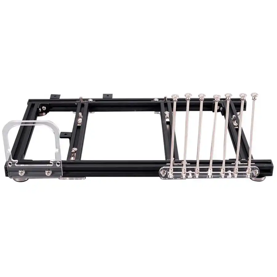 ATX PC Case DIY Aluminum Alloy Mini Open Frame Heat Dissipation PC Computer Case For ATX Motherboard (305 x 244mm)